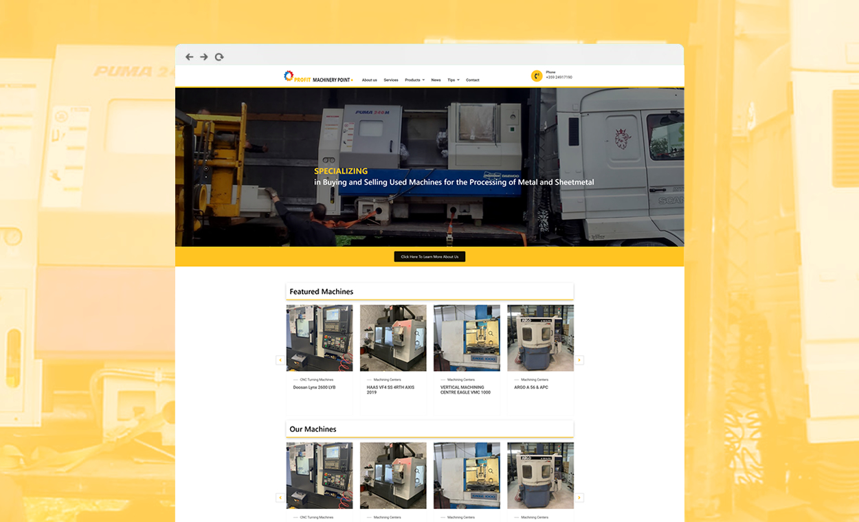Website development Profitmachinerypoint